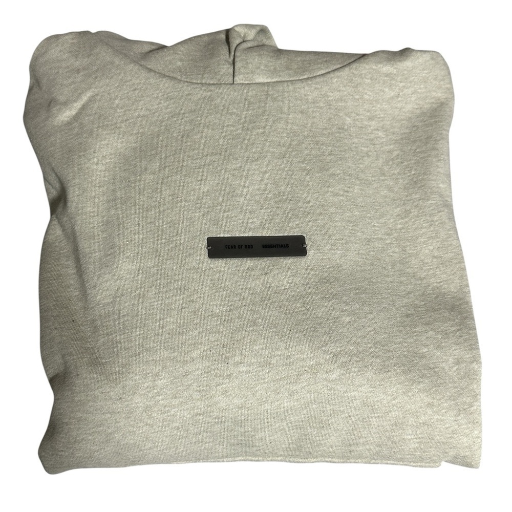 Fear of God ESSENTIALS Heather Stone Hoodie Classic Fit FW25 Extra Large - Picture 6 of 8